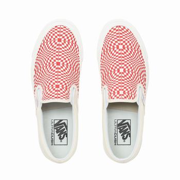 Damske Tenisky Vans Anaheim Factory Slip-On 98 DX Červené/Biele VA04OCDHS